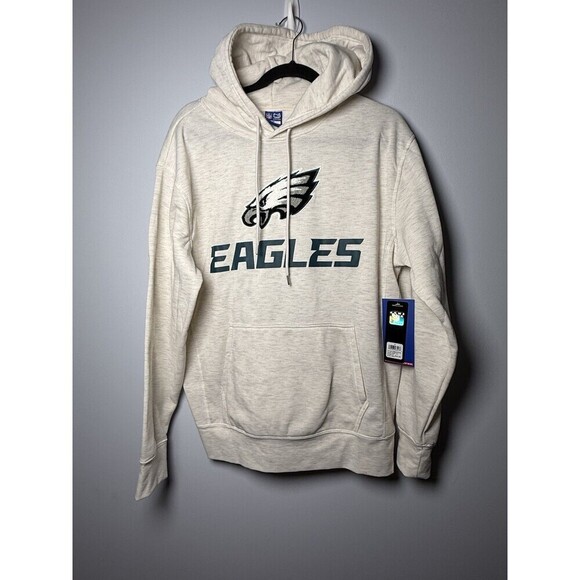 Ultra Game Other - Philadelphia Eagles Hoodie Men’s Med Heather Gray Logo Pullover Sweatshirt NWT